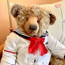 Mohair Artist Teddy Bear, 28-inch Lynn & Phil Gatto, Limerick Bears OOAK Sailor