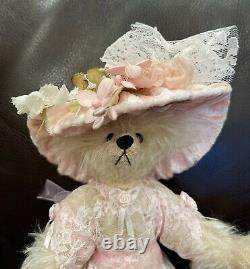Mohair OOAK artist Teddy Bear 13 French Lady Bear by Christy Firmage