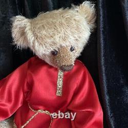 Mohair Teddy Bear, 100% Schulte Mohair, Fully Jointed, Original By Tanya Orr