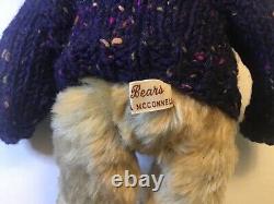 Mohair Teddy Bear Limited Edition Artist Barbara MCConnell 12 Rare Beauty