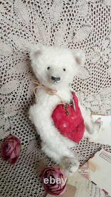 Musical bear Valentine's day gift Antique teddy bear