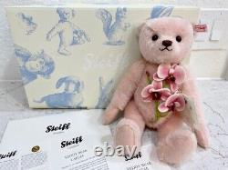 Nib Limited Edition Steiff Laelia Teddy Bear 035111 Mohair Orchid Coa 1350/1500