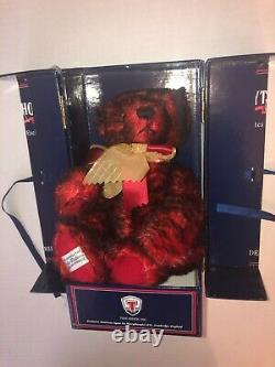 Number 11 of LE Teddy Bear Red Tip Mohair Sunberst MERRYTHOUGHT England NEW MIB