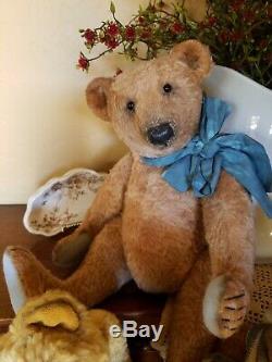 OOAK Artist Made MOHAIR 15 Teddy Bear by Elena Karasenko GILBERT Handsome Guy
