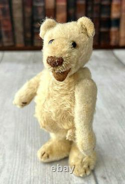 OOAK Artist Teddy Baby Bear Cub 5.5 Beige Mohair Werner Pschyny Antique Style