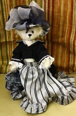 OOAK Mohair Teddy Bear 13 Fashion Lady Bear by Christy Firmage