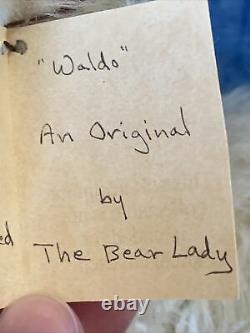 OOAK Waldo By The Bear Lady Joe & Monty Sours Original Glorious Teddy Bear
