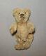 Old Antique Vtg C 1920s Miniature Mohair Teddy Bear 3.5 Tall Fully Jointed Nice