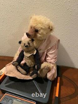 One of a kind artist signed Bramble Bear's Woods Collectible Teddy Bears