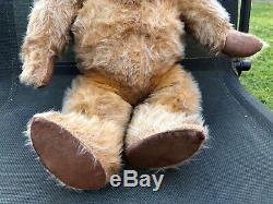Original Chiltern Hugmee Teddy Bear Mohair Good Condition Vintage 18 1950s