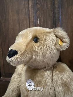 Original Steiff Bear Teddy EAN 000256 Replica 1906, 20 Mohair Plush with Tag