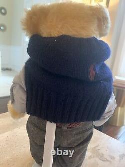 POLO Ralph Lauren Polo Steiff Mohair Teddy Bear The Preppy Bear with Tags