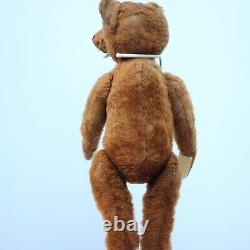 Pre-War Antique Bing Teddy Bear 1910 Character Hunchback Bear Brown Curry Mohair