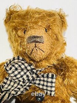 RARE1996 Vintage Lori Ann Baker (Corelis) Long Hair Articulated Teddy Bear