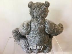 RARE GREGORY GYLLENSHIP Grey MOHAIR VINTAGE Teddy Bear