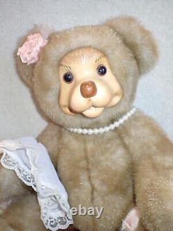 RARE Robert Raikes Abigail Mohair Teddy Bear 18 VERY NICE Signed