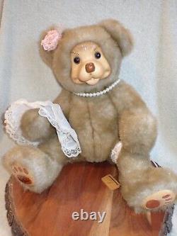 RARE Robert Raikes Abigail Mohair Teddy Bear 18 VERY NICE Signed