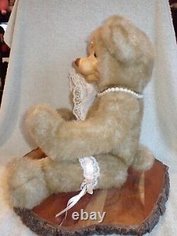 RARE Robert Raikes Abigail Mohair Teddy Bear 18 VERY NICE Signed