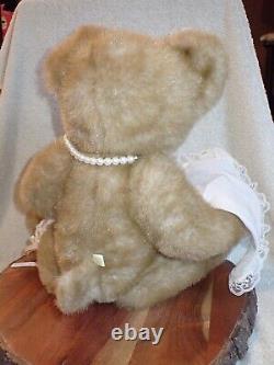 RARE Robert Raikes Abigail Mohair Teddy Bear 18 VERY NICE Signed