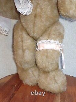 RARE Robert Raikes Abigail Mohair Teddy Bear 18 VERY NICE Signed