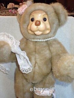 RARE Robert Raikes Abigail Mohair Teddy Bear 18 VERY NICE Signed