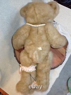 RARE Robert Raikes Abigail Mohair Teddy Bear 18 VERY NICE Signed