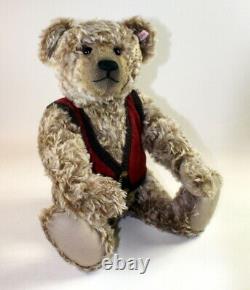 RARE Steiff Teddy Bear Grandpapa Limited Edition Growler/Steiff Pocket Watch 25