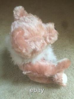 RARE Vintage Hermann Teddy Bear Pink Mohair, Growler. 197/4000
