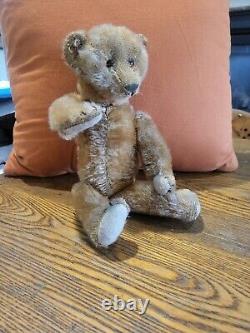 Rare 1920's Orange Rust Mohair Teddy Bear 12