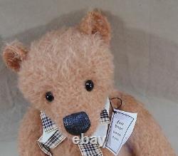 Rare Frank Webster Charles Le 1 Of 2 Mohair Jointed Teddy Bear England Hand Made