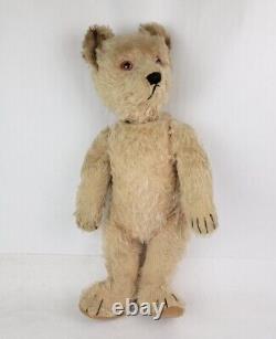 Rare Large SCHUCO Tricky YES / NO BEAR 21 Mohair Jointed Teddy, Germany