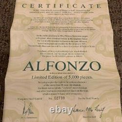 Rare Steiff 13 Alfonzo Red Mohair Teddy Bear LTD Edition 1990 #2739 of 5000