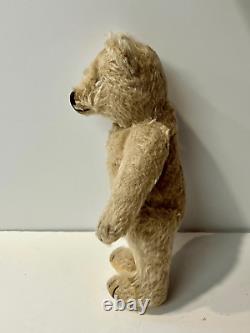 Rare Vintage Steiff Mohair Jointed Teddy Bear Blonde 9.5
