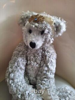 SANDY'S BEARLY BRUINS Maisy -Blue German Mohair Teddy Bear 17