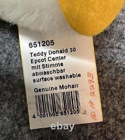 STEIFF'93 Disney Bear/Doll Convention 15 Donald Duck Mohair 651205 SIGNED 1993