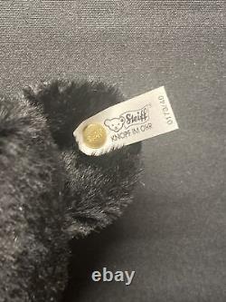 STEIFF BLACK TEDDY BEAR 1907 Replica Limited Edition 1555/4000 Box with COA 1988