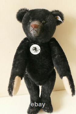 STEIFF Black Teddy Bear 1908 Mohair Lmt Edition 408564 New in Original Box Tags