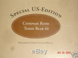 STEIFF-COMPASS ROSE TEDDY BEAR 44cm-1995 USA exclus
