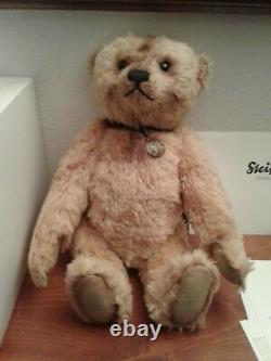 STEIFF TEDDY BEAR GATSBY, THE TRADEMARK, LED OF 1897 JOINTED WithGROWLER
