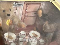 STEIFF TEDDY BEAR TEA PARTY SET New in BOX 0204/16 Lt E 6198
