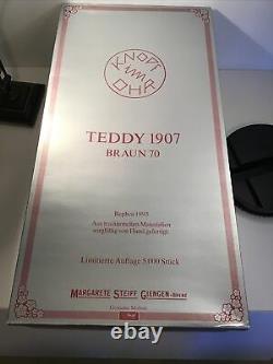 STEIFF Teddy Bear 1907 Replica 70cm Brown 5000 Limited Edition New Original 1993