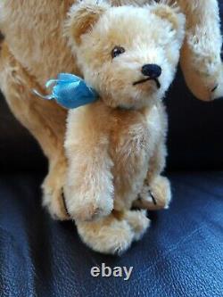 STEIFF Teddy Original, 2 Bären aus den 60er Jahren 35 und 15 cm, sehr schön