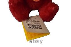 STEIFF Vintage RED 030628 4.5 Jointed Teddy Bear Mohair Made in Germany NEW