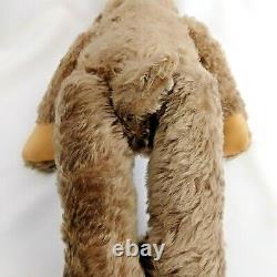 Schuco Teddy Bear Yes / No RARE 21 Unusually Large Dark Mohair 1950's Working