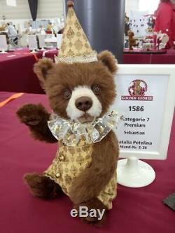 Sebastian Himalayan bear Teddy Bears OOAK gift, 11 in OOAK by Petelina Natalia