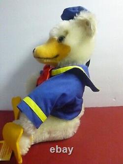 Signed Steiff 15 Donald Duck Mohair Disney Bear 1993 Convention Limited Edition