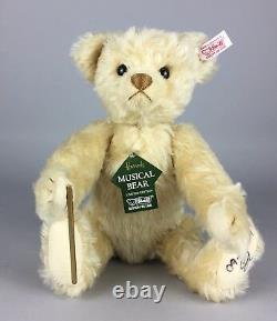 Signed Steiff -rosalia, Musical Bear- Ltd Ed' Jointed Mohair Teddy 661655 -boxed