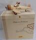 Steiff 038259 Air Steiff Mohair Aviation Teddy Bear & Wood Airplane withBox