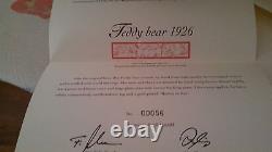 Steiff 1926 Teddy Bear 40 cm Replica EAN407246 #00056-2003 Original Box & COA