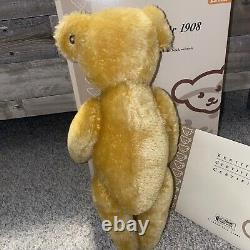 Steiff 406751 Mohair Teddy Bear Yellow 1908 Limited Edition